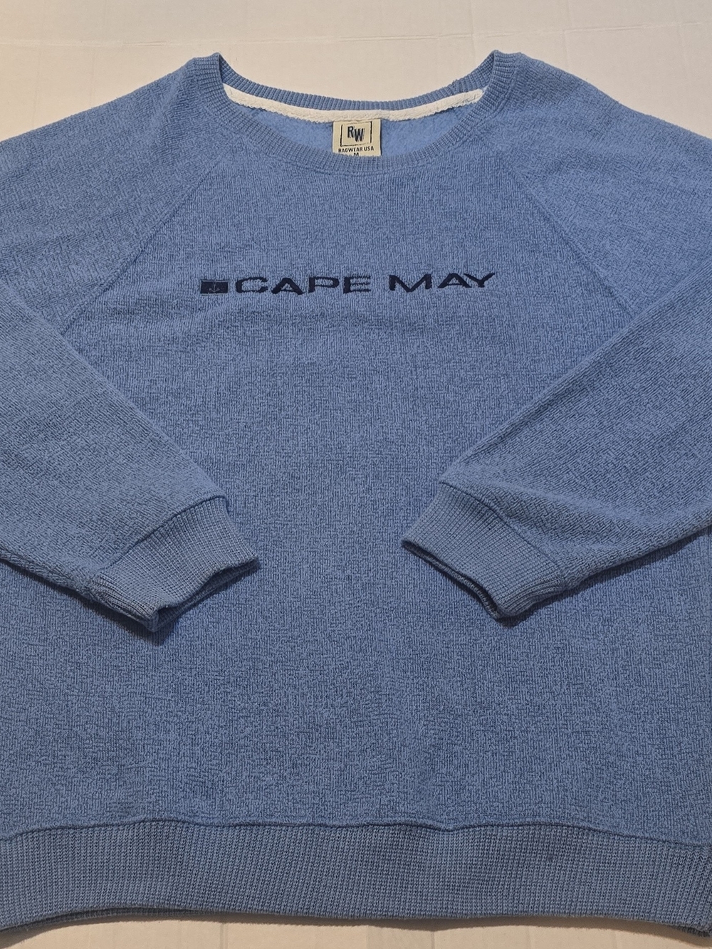 Cape May Men's Dusty Blue Crewneck Sweater